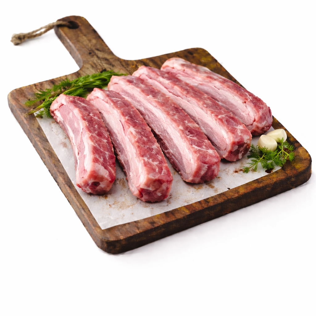 Pork Ribs Strips (Approx 5 lb)